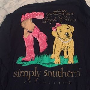 Long sleeve simply Southern t shirt